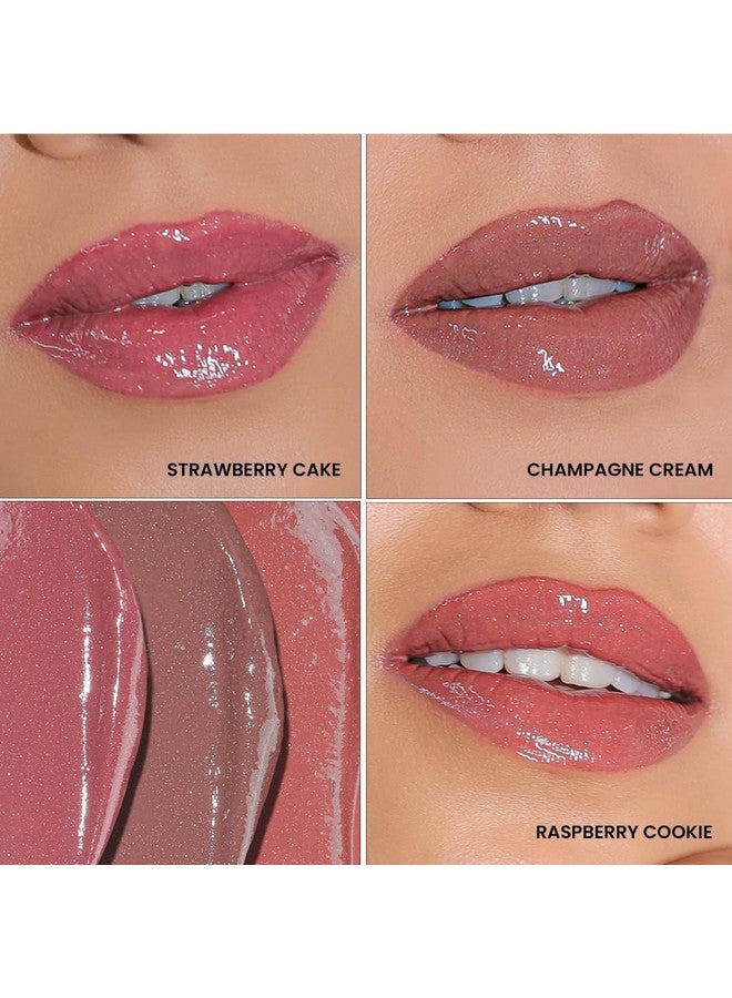 LAMIOR Peptide Glaze Lip Balm Combo Pack Of 3 - Cookies N Cream | 3-In-1 Formula For Glossy Shine, Healing, And Nourishment | Pillowy-Soft Lips | Nourishes Dry Skin | Real Reviews, Juicy Results! - Image 3