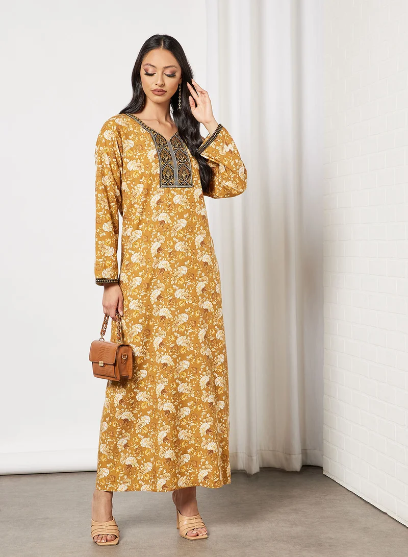 HANA & SARA Trendy Maxi Jalabiya