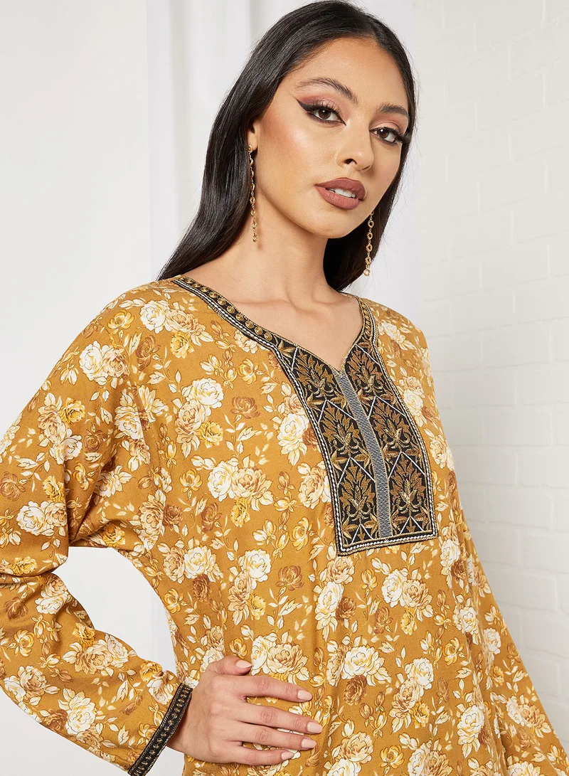 HANA & SARA Trendy Maxi Jalabiya