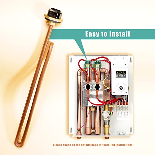Lisnhlin HE 90240 Water Heater Element 2PCS Compatible with Ecosmart ECO 18/24/27/36, 9KW 240V Tankless Water Heater Element HE 80240 Replacement for iHeat Replaces He80240 RC04709024S SGB-2903 HA-P004 HA-P005 - Image 5