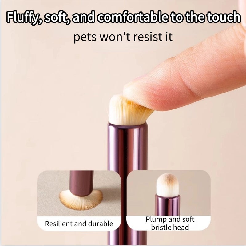 Dog Tear Stain Remover And Eye Care System Two Piece Set With Soft Brush And Double Row Comb For Instant Stain Removal Knot Free Detangling And Sensitive Eye Care For Puppies And Dogs - Image 4