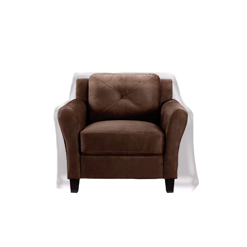 Covers For The Home Covers For The Home Clear Vinyl Furniture Protector  ChairRecliner Cover  36 W x 40 D x 42 H Rear 25 H Front 