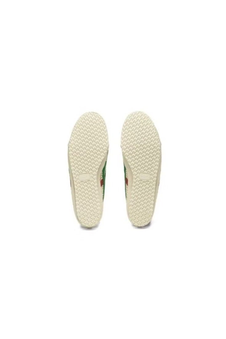 Onitsuka Tiger MEXICO 66 SABOT Summer Casual Slide Sandals - Beige/Green/Red - Image 5