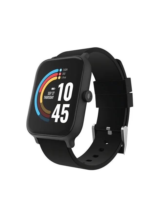 إيفو Evo 24/7 Unisex Interactive-Fitness Tracker Watch Black/Black, EV1S01-G02