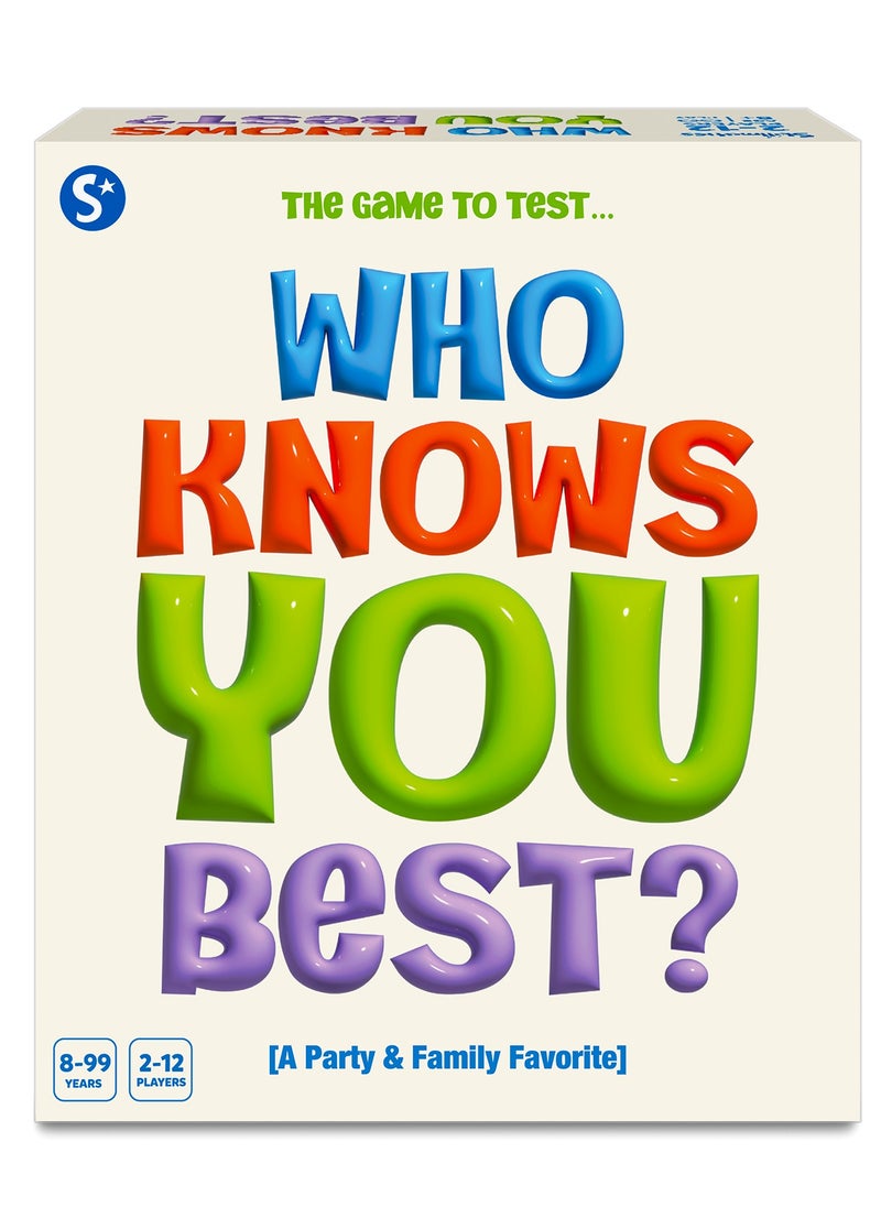 Skillmatics Who Knows You Best? Card Game, Family Party Game for Boys, Girls, Teens, Adults, Fun for Game Nights, Gifts for Ages 8, 9, 10 and Up  - Image 1