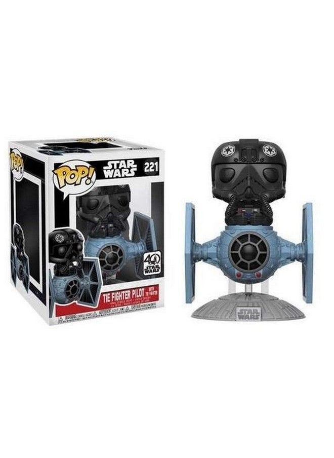 Funko Pop Deluxe: Tie Fighter With Tie Pilot Collectible Figure  - Image 1