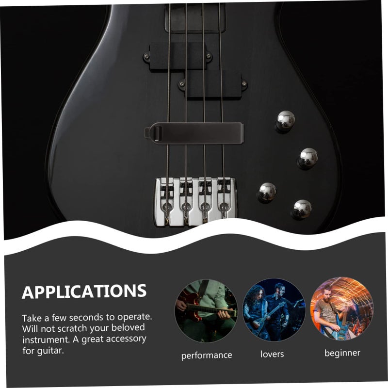 Acoustic Guitar Mute Muffler Noise Reduction Practice Tool Black - Image 5