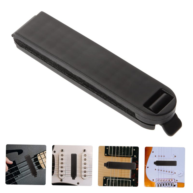 Acoustic Guitar Mute Muffler Noise Reduction Practice Tool Black - Image 4