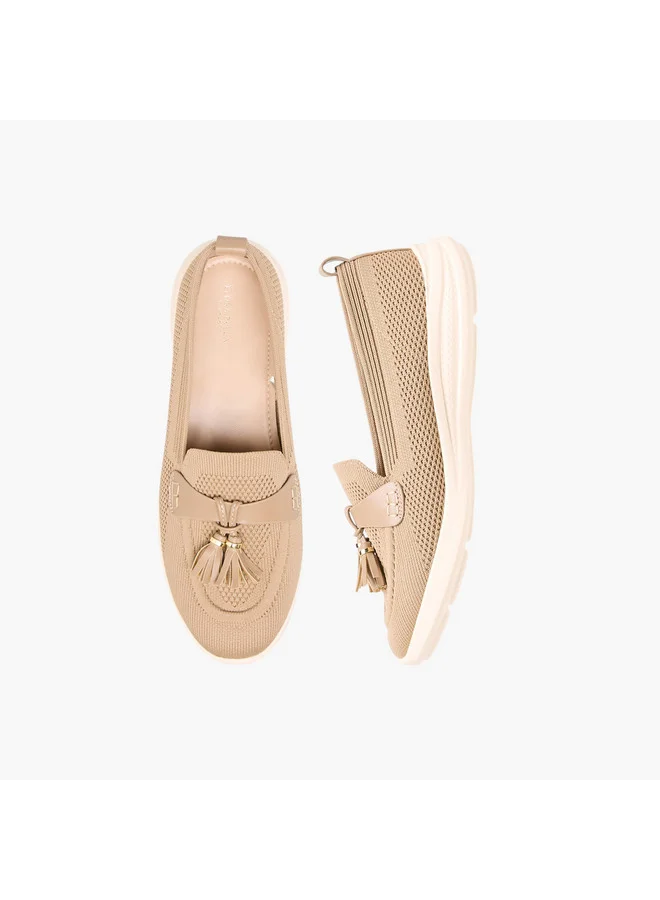 Flora Bella By Shoexpress Women Tassel Detail Slip-On Loafers