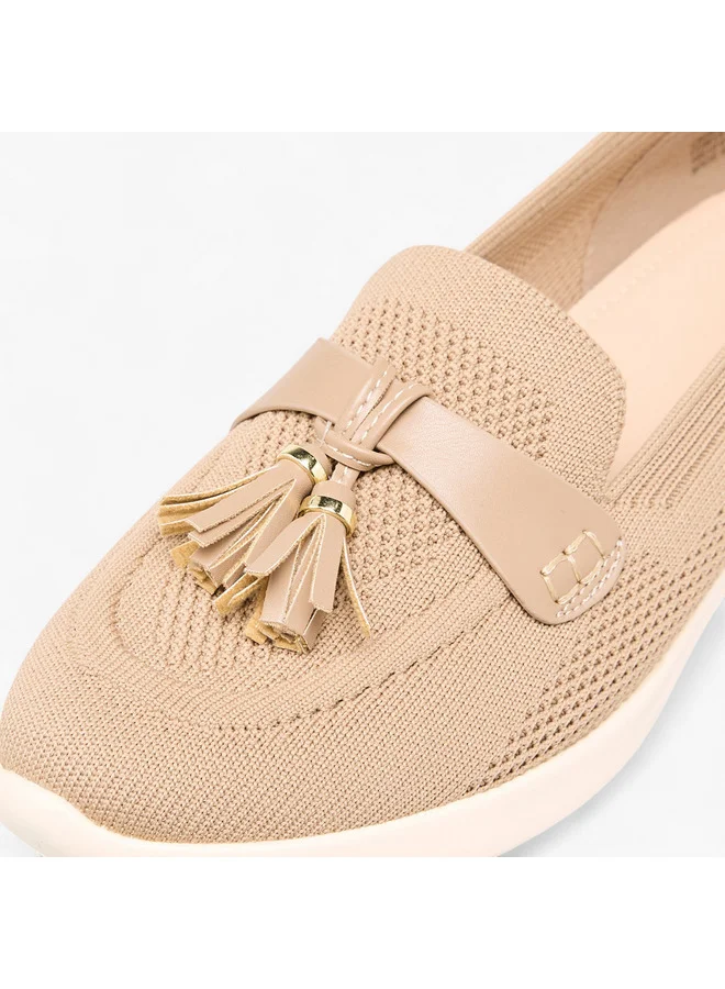 Flora Bella By Shoexpress Women Tassel Detail Slip-On Loafers
