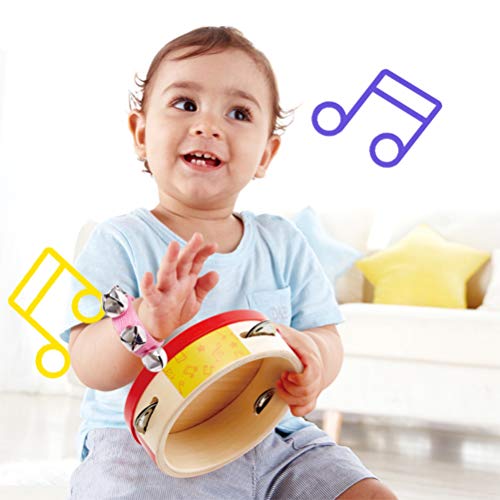 POPLAY 6 PCS Percussion Instruments, Wrist Bells Jingle Bells Musical Rhythm Toys - Image 5