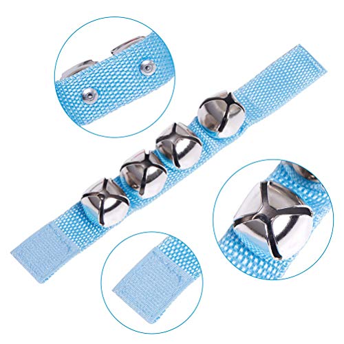 POPLAY 6 PCS Percussion Instruments, Wrist Bells Jingle Bells Musical Rhythm Toys - Image 3