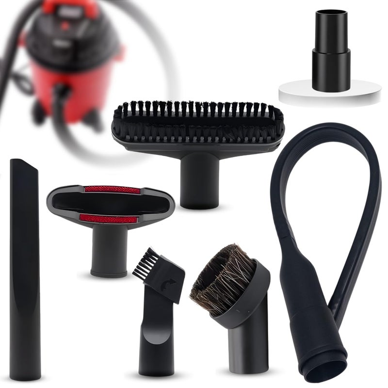 VACEXT Replacement Vacuum Attachment 125 32mm 138 Adapter Kit 114 Vacuum Accessories Compatible with Small Shop Vacs Milwaukee M18 Eureka Mighty Mite 3670M Central Vacs More - Image 2