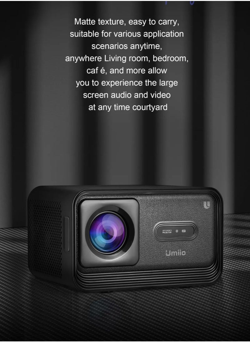 Umiio 4K Smart Laser 5g Wi-Fi Projector Electric Zoom Android Remote Control For Video Projection Home Theater  - Image 1