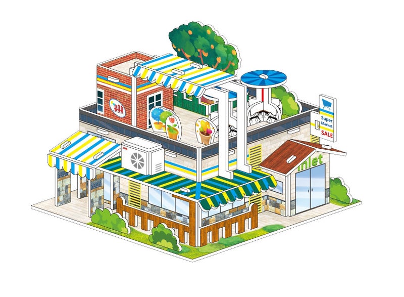 Diy Children'S New 3D Puzzle Model School Gift Paper Color Handmade Puzzle Toys Quality Assurance - Image 1