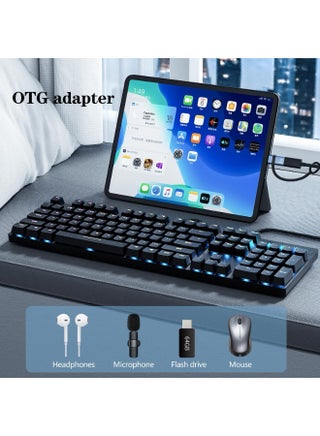 USB C to Lightning OTG Adapter Connects Phones Tablets to USB Flash Drives Mics Card Readers Versatile Accessory for Enhanced Device Functionality - view 2