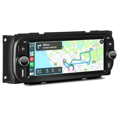 litillbuly Android 13 Car Radio for Dodge RAM 2002-2005 1500 2500 3500, [2GB+64GB] Stereo for Jeep Grand Cherokee 1999-2004 Wireless Carplay Android Auto GPS WiFi AM/FM Bluetooth DSP Wireless Update - Image 1
