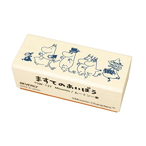 Beverly TSW-137 Moomin Stamp Masano Aibo Moomin Family - Image 2