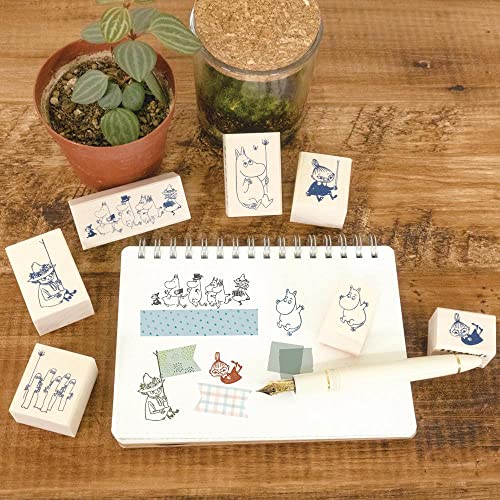 Beverly TSW-137 Moomin Stamp Masano Aibo Moomin Family - Image 5