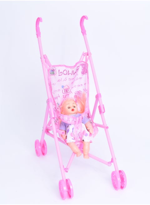Baby Doll With Stroller