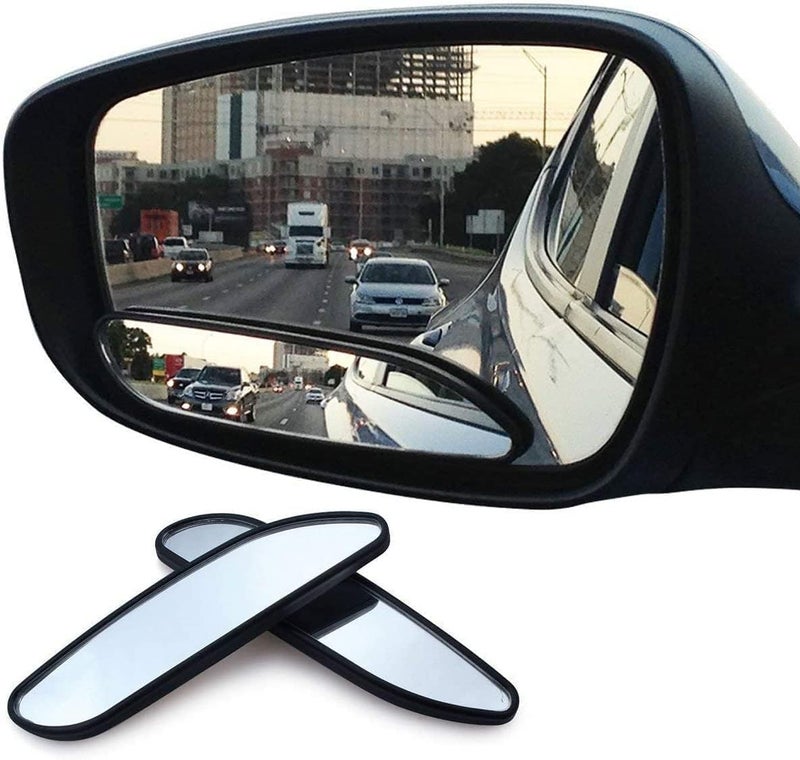 EEEKit 2pcs Side Mirror Blindspot, Blind Spot Mirror, 360 Degree Rotating, Wide Angle Convex Rearview for Car Truck SUV RV and Van - Image 1