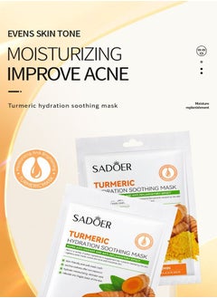 Turmeric moisturizing face mask to treat sunburn and rejuvenate the skin 25g - pzsku/ZF1845A433F9A36CA1480Z/45/_/1660995417/528275f7-fe08-4bc8-a243-2d72c09eb103