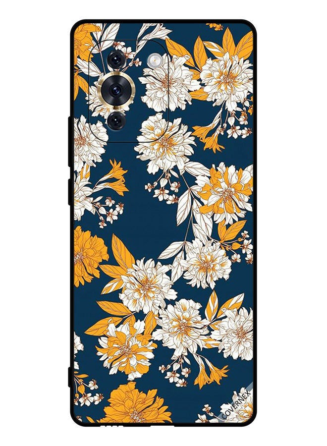 Covernex Protective Case Cover For Huawei Nova 10 Flowers & Leaves Wallpaper - Image 1