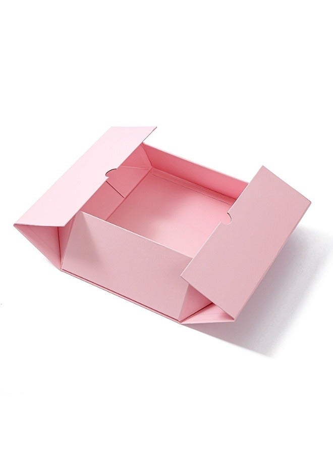 Pink Gift Box For Girl,With Lid,Rectangular Foldable,Packaging Box For Valentines Day Present Birthday Wedding - Image 4