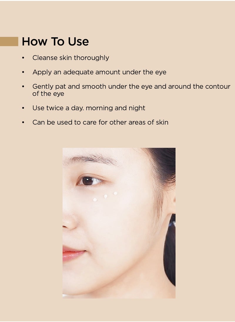 Banobagi - Rejuvenating Vital Eye Cream  Hydrating Eye Cream for Dark Circles and Puffiness  Korean Eye Cream for Wrinkles & Eye Brightening Cream for men  Eye Wrinkle Cream Skin Care 15ml - Image 1