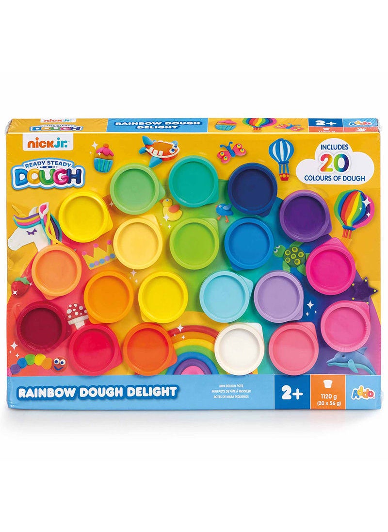 Nick Jr - Nick Jr Ready Steady Dough Rainbow Delight Dough - Image 1