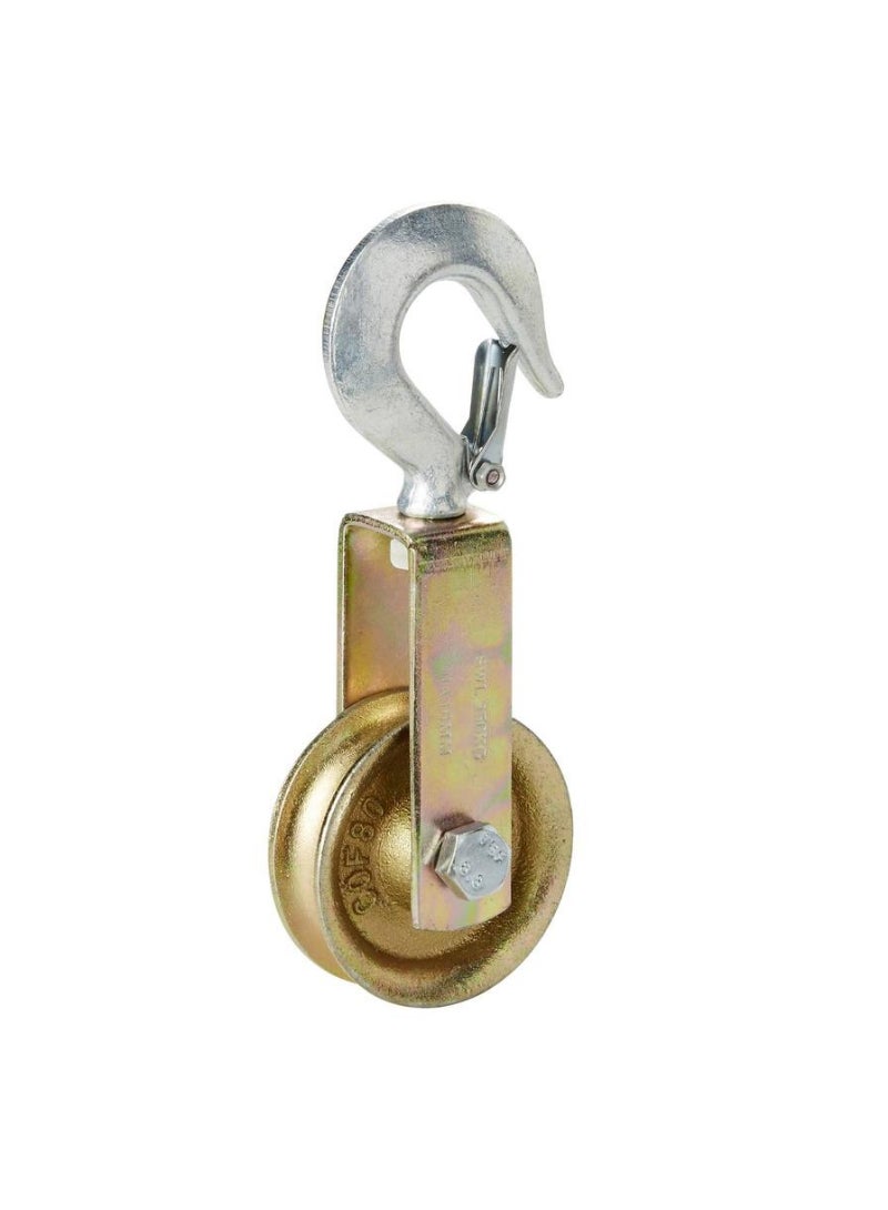 ACE Diall Zinc-Plated Single Wheel Pulley 80mm