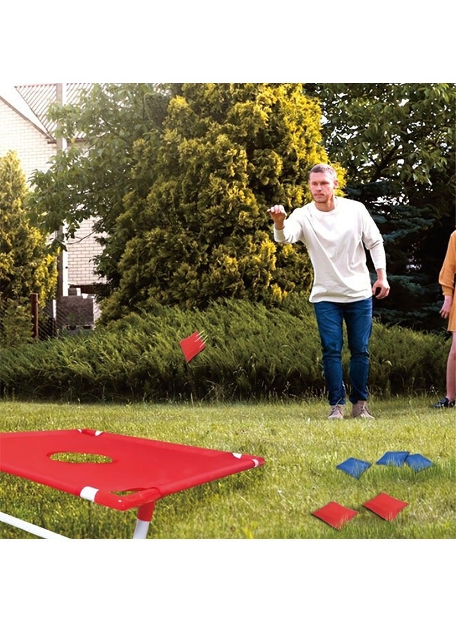 Folding Bean Bag Throwing Game Set with 6 Bags, Durable Nylon Material，Outdoor Sports Set, Outdoor Rest Games, Travel Parent-Child Interaction - Image 3