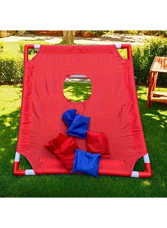 Folding Bean Bag Throwing Game Set with 6 Bags, Durable Nylon Material，Outdoor Sports Set, Outdoor Rest Games, Travel Parent-Child Interaction - Image 1