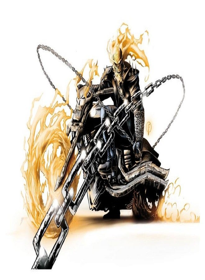 Sticker Studio Wall Poster (Ghost Rider,Wall Covering Area - 24 x 18 Inch) PVC Vinyl - Image 1