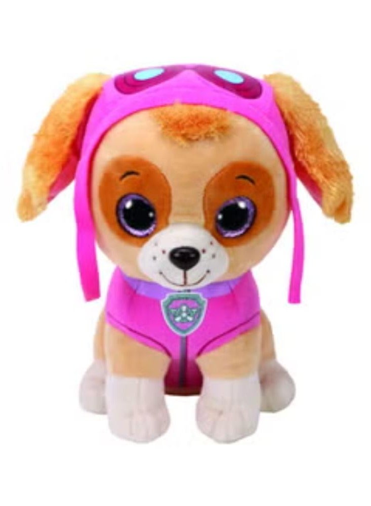 تي واي لعبة باو باترول سكاي قطيفة عالية الجودة للأطفال - وردي/بيج، للأعمار من 3 سنوات فما فوق - Image 1