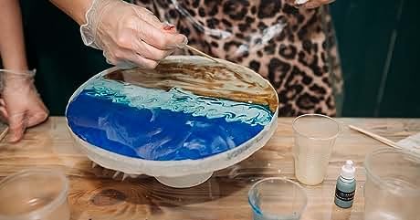 IRIKA Ocean Theme Opaque Paste Pigment Set for Resin Art - 5 Colors, 20g Each - Image 3