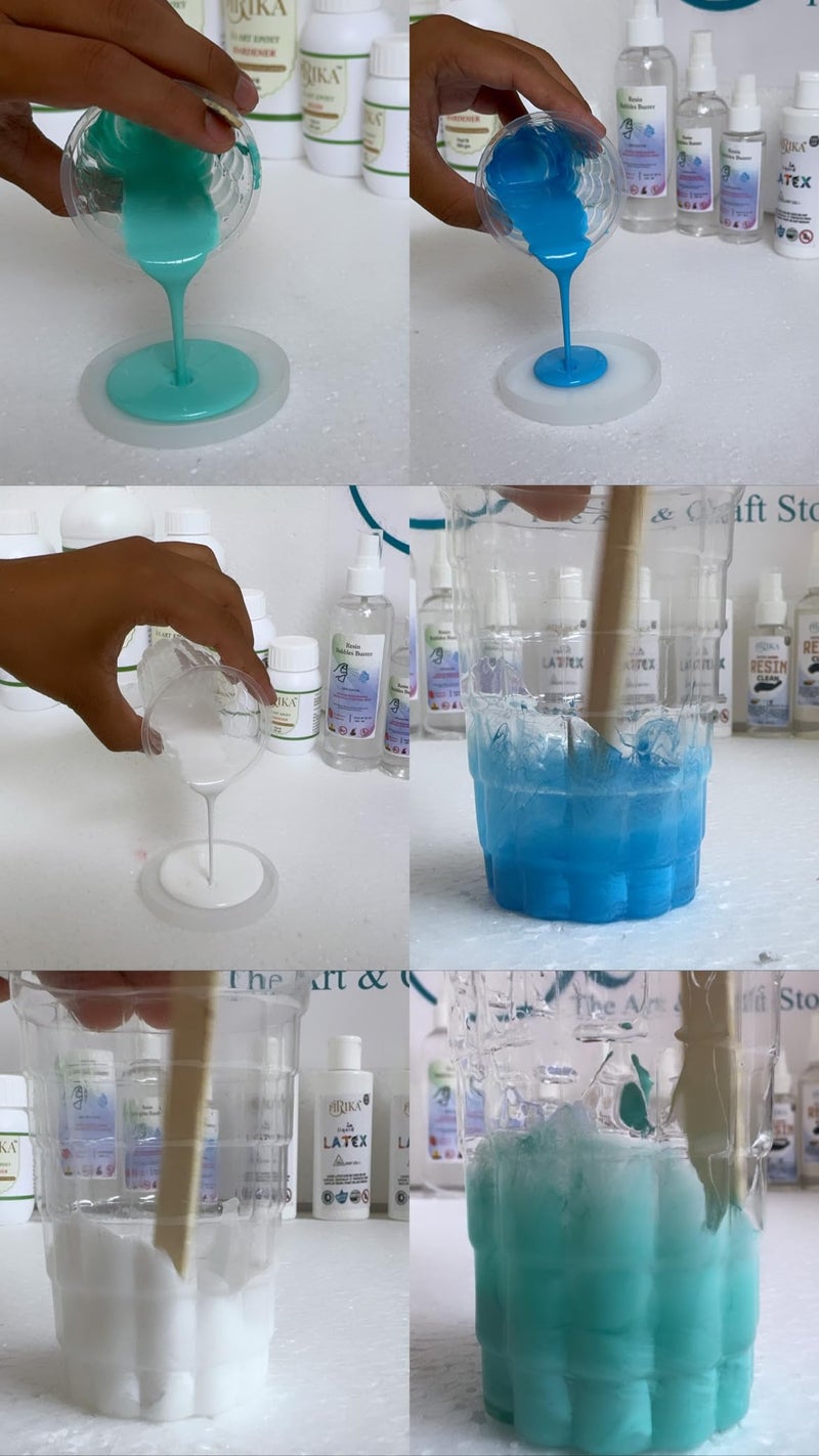 IRIKA Ocean Theme Opaque Paste Pigment Set for Resin Art - 5 Colors, 20g Each - Image 5