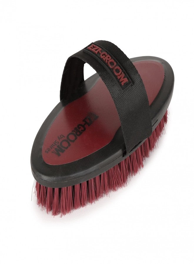 Shires Equestrian Ezi-Groom Grip Body Brush (Lime) - Image 2