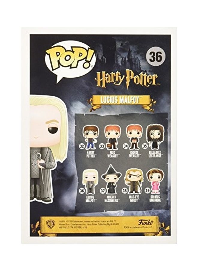 نيبمينينت مجسم لعبة لشخصية لوشيوس مالفوي من أفلام "Harry Potter" مجموعة بوب 5x9بوصة  - Image 2