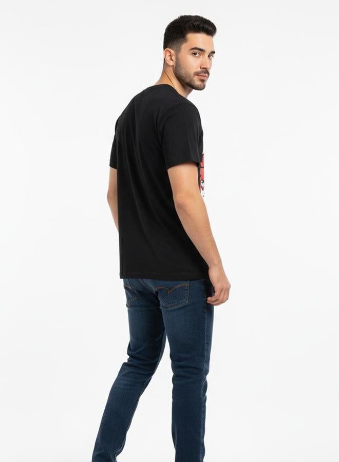 Take Two Men Black Justice League Graphic T-Shirt - Image 2
