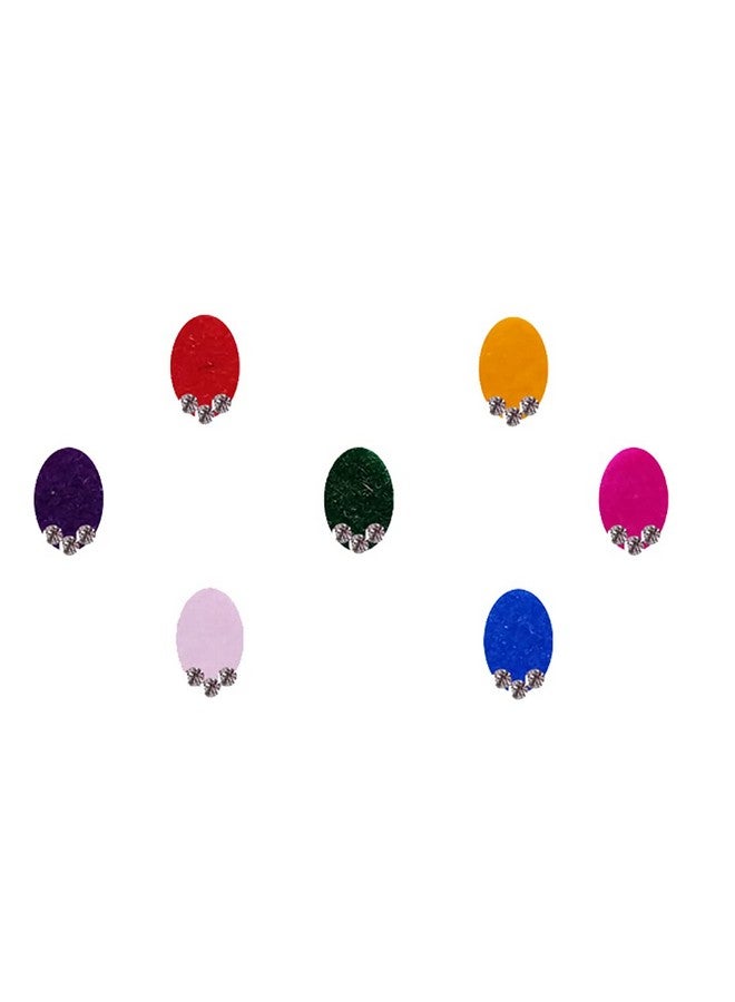 كوميت باسترز بيندي مخملي بيضاوي متعدد الألوان من كوميت باسترز مع حجر (BIN590) (8 مم) - Image 1