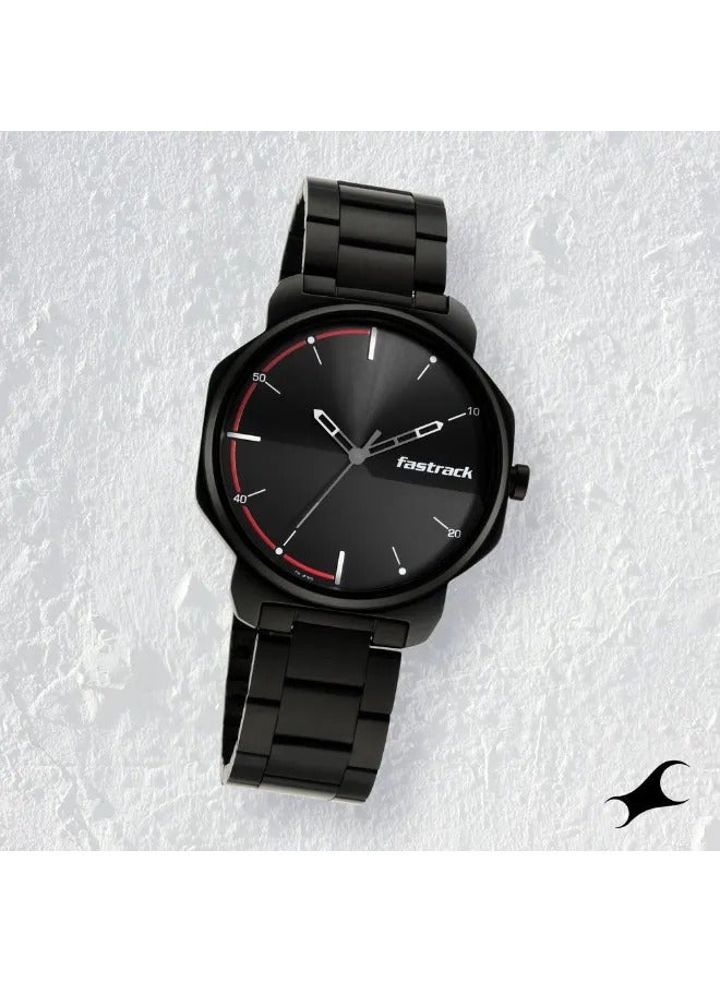 fastrack Men's Analog Round Shape Metal Wrist Watch - 3254NM01 - 49.1 Mm  - Image 1