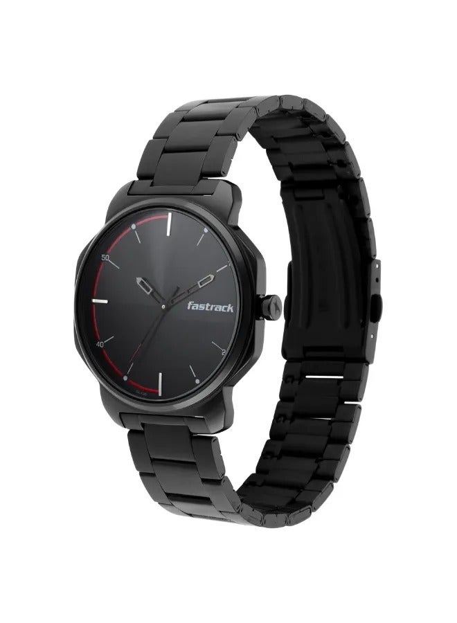 fastrack Men's Analog Round Shape Metal Wrist Watch - 3254NM01 - 49.1 Mm  - Image 4