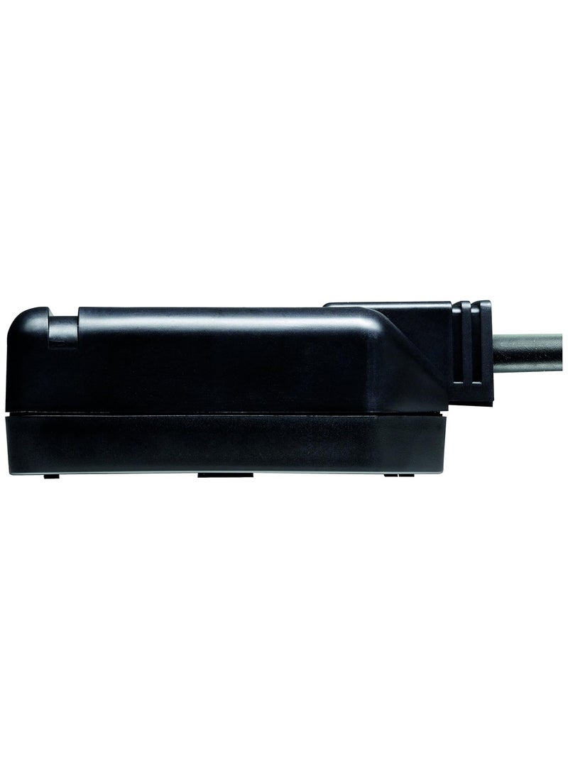 MASTERPLUG - Masterplug EXS1315B-01 Heavy Duty Single Socket Extension Lead, 5 Metres, Black - Image 1