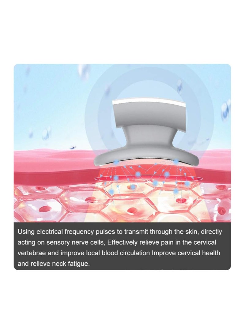 Smart Neck Massager, Magnetic and Electric Pulse Neck and Shoulder Massager with 2 Electric Pads, HX-5880 - Image 4