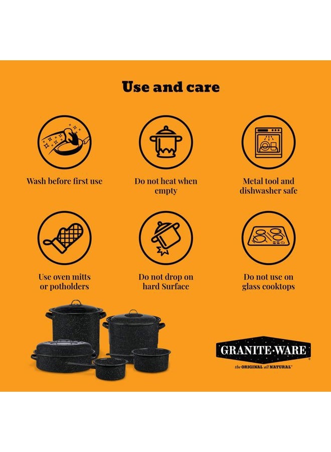Granite Ware Roaster+cover Oval 9-12# - Image 4