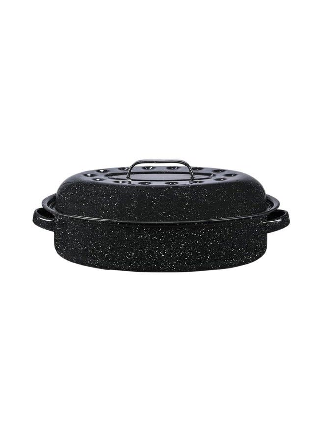 Granite Ware Roaster+cover Oval 9-12# - Image 1