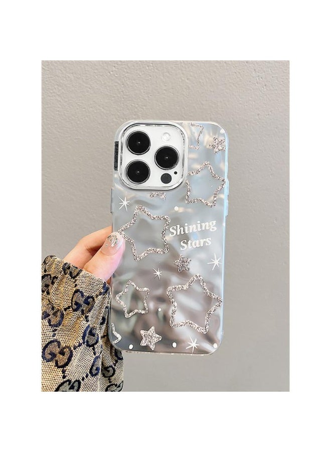 NIBEMINENT Silver StarProtective TPU Case Cover For iPhone 16 - Image 1