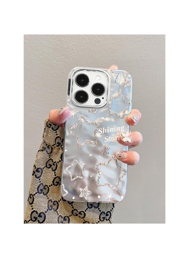 NIBEMINENT Silver StarProtective TPU Case Cover For iPhone 16 - Image 2