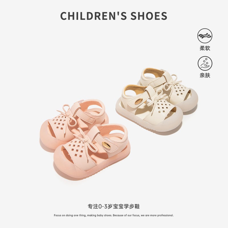 Children'S Sandals For Boys And Girls Summer Baby Shoes Baotou Baby Toddler Shoes Soft Sole Beach Shoes - Image 3